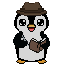 Huddle penguin mascot